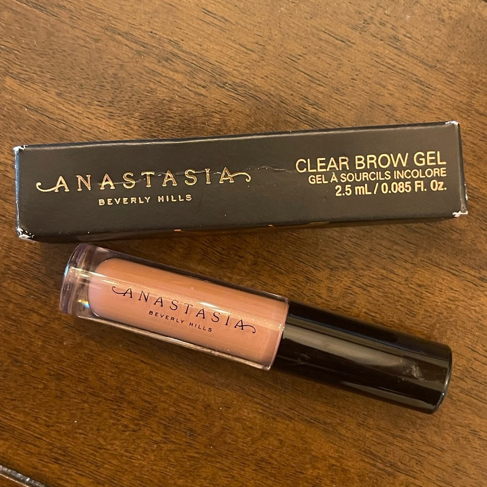(3/$15) bundle of 2 Anastasia Lip Gloss & clear brow gel